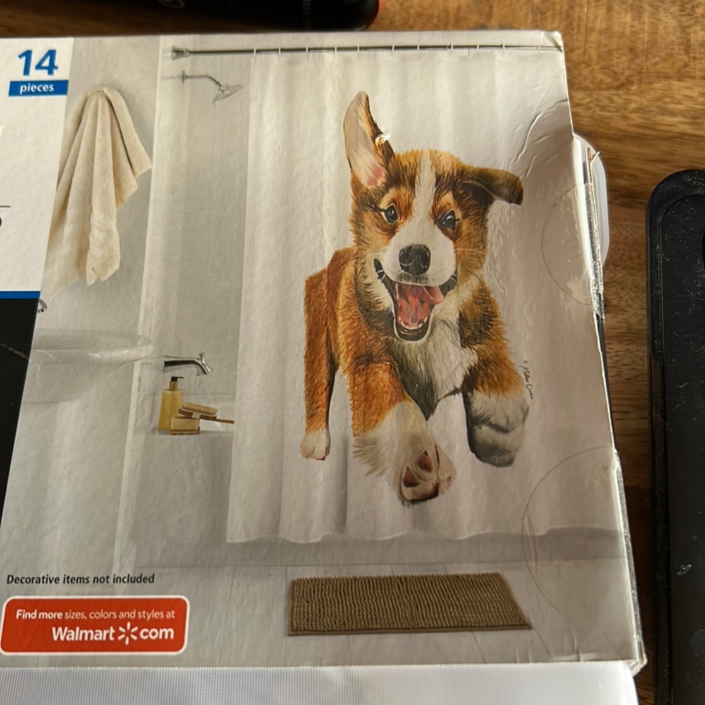 Mainstays shower curtains new